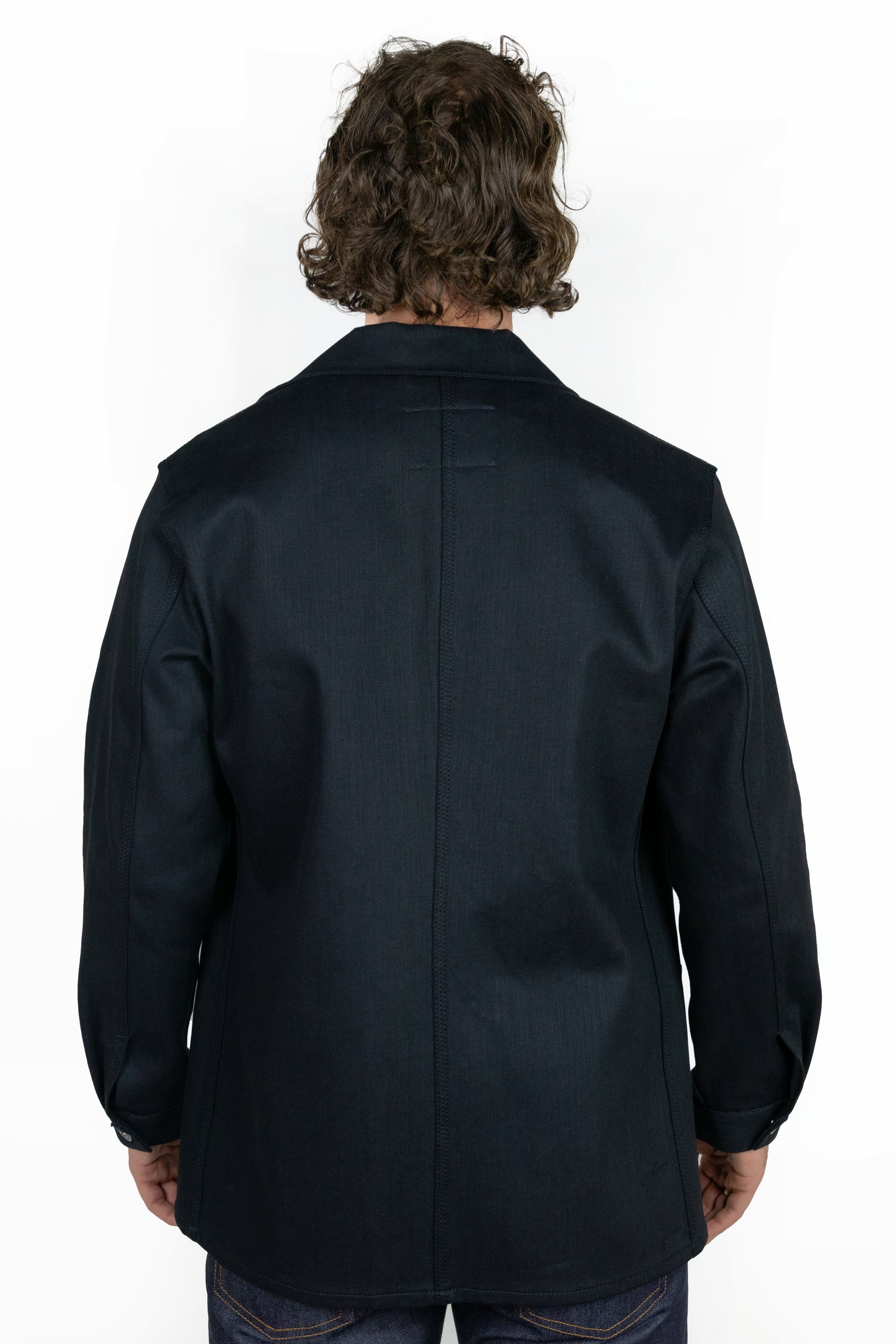 Denim Work Jacket - Black