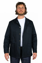 Denim Work Jacket - Black