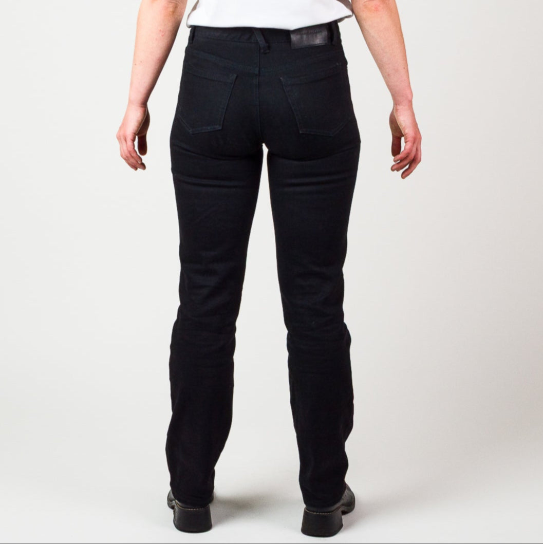 Womens Mid Rise Jean - Black