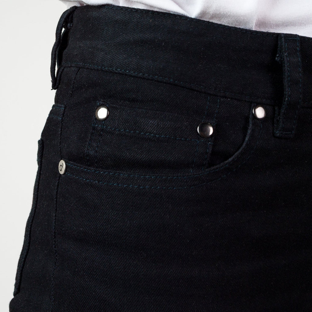Womens Mid Rise Jean - Black