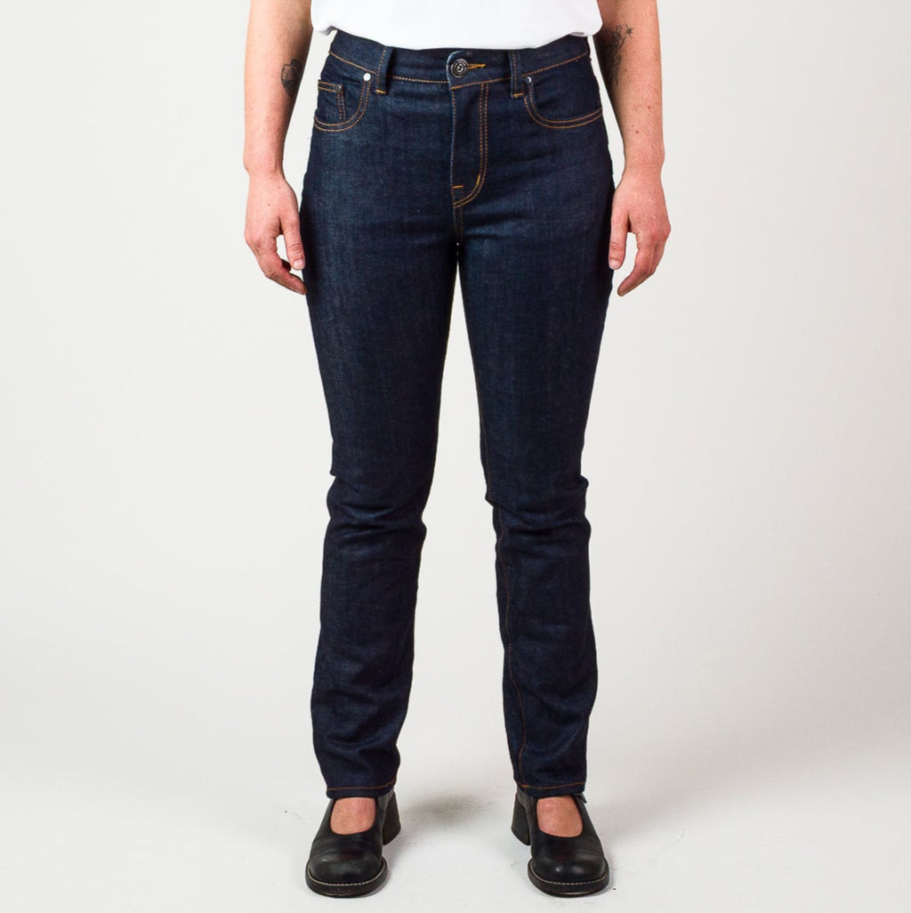 Womens Mid Rise Jean - Indigo