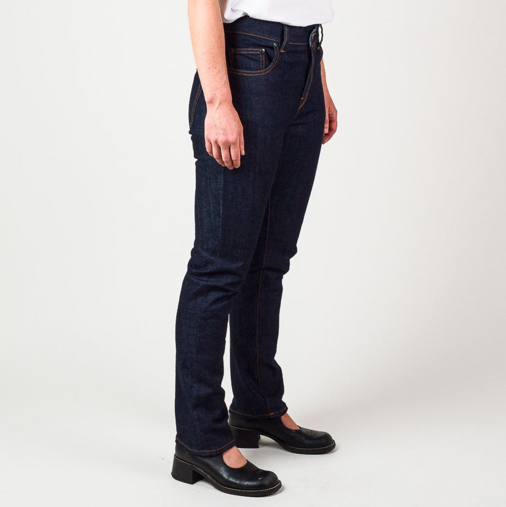Womens Mid Rise Jean - Indigo