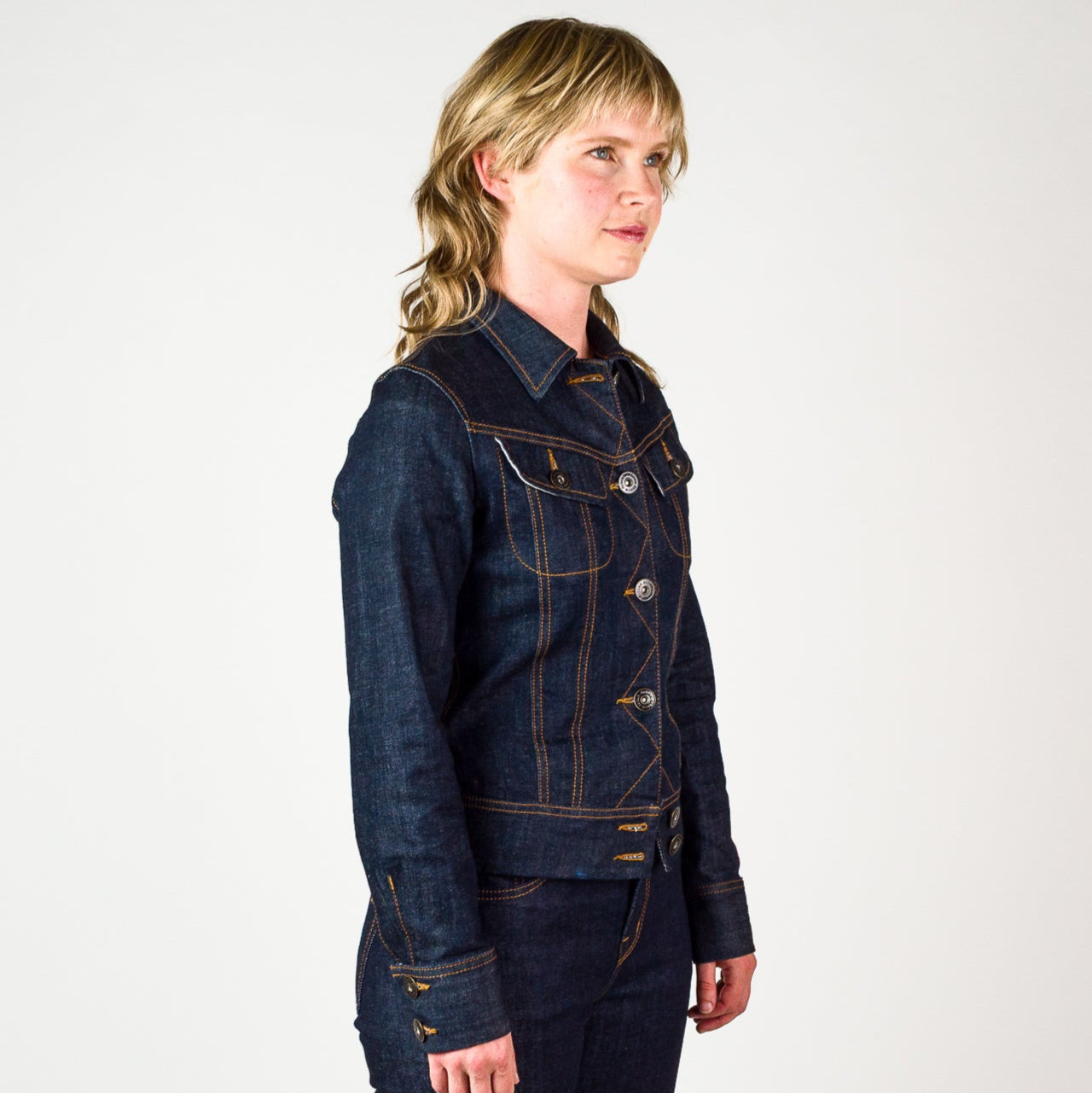 Womens Denim Jacket - Indigo