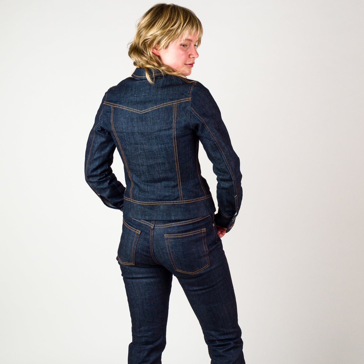 Womens Denim Jacket - Indigo