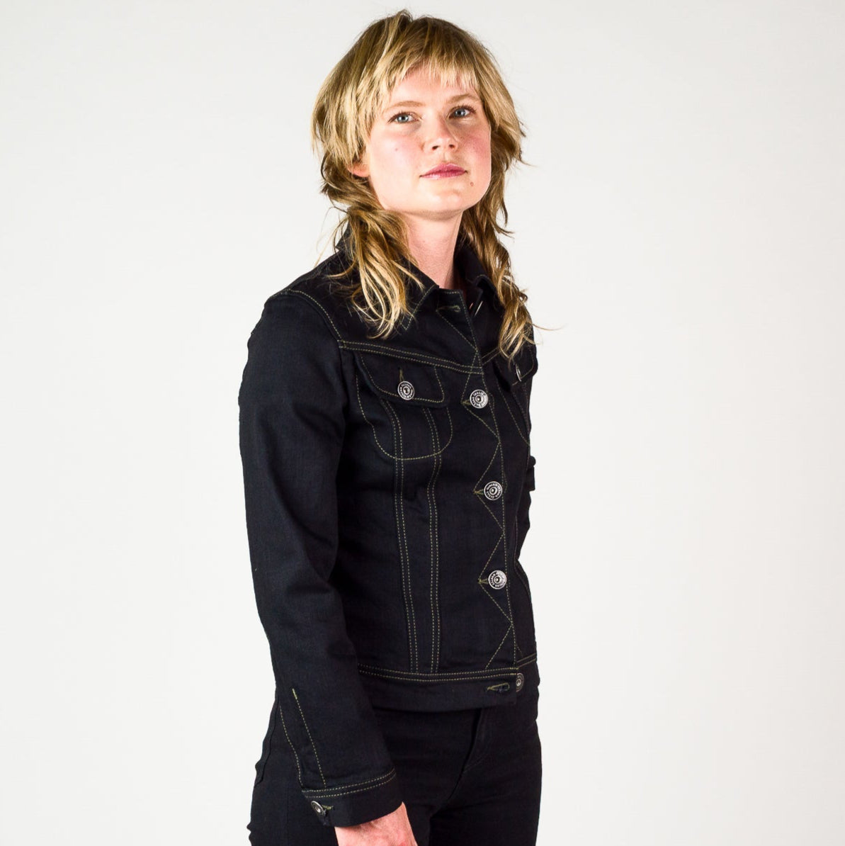 Womens Denim Jacket - Black