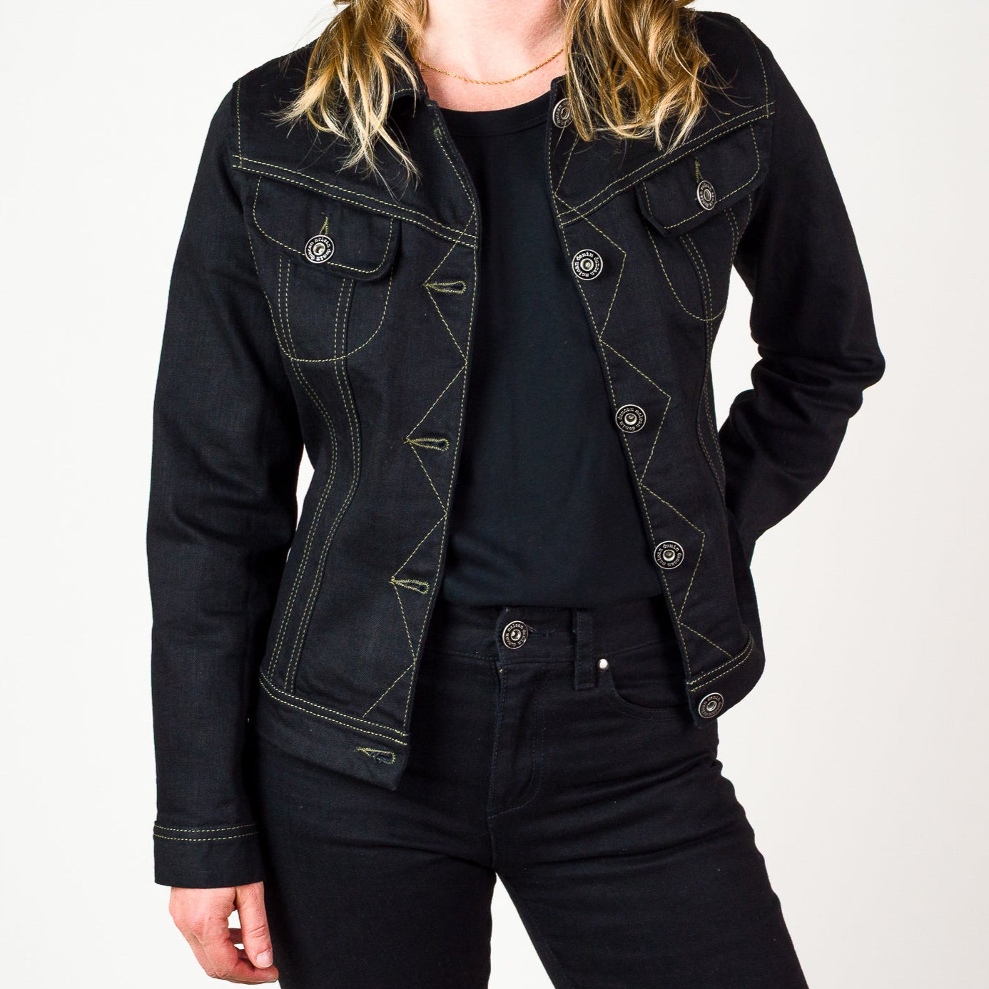 Womens Denim Jacket - Black