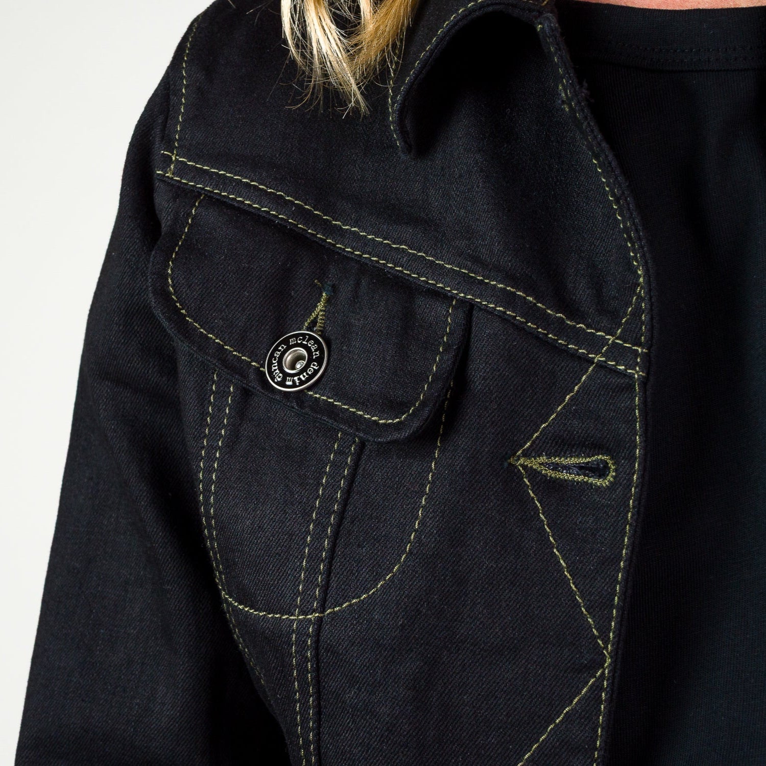 Womens Denim Jacket - Black
