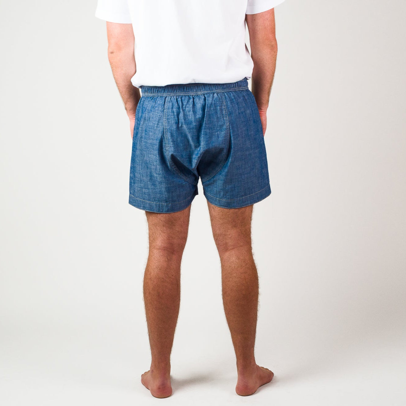 Chambray Boxer shorts - Light Indigo