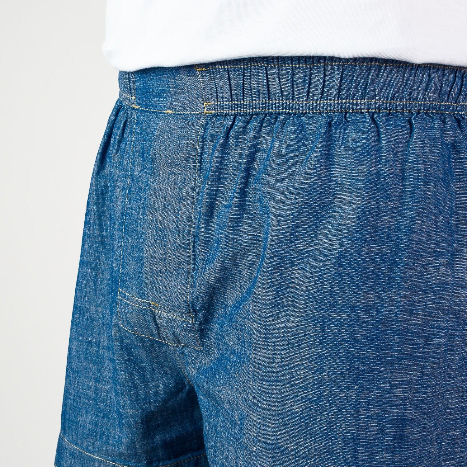 Chambray Boxer shorts - Light Indigo