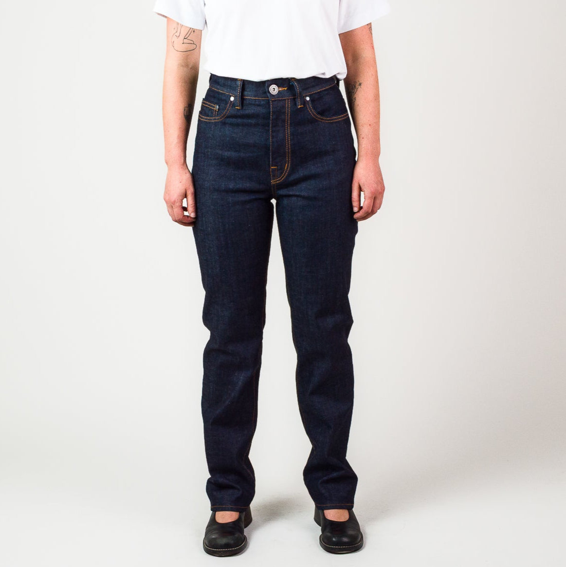 Womens High Waisted Jean - Indigo