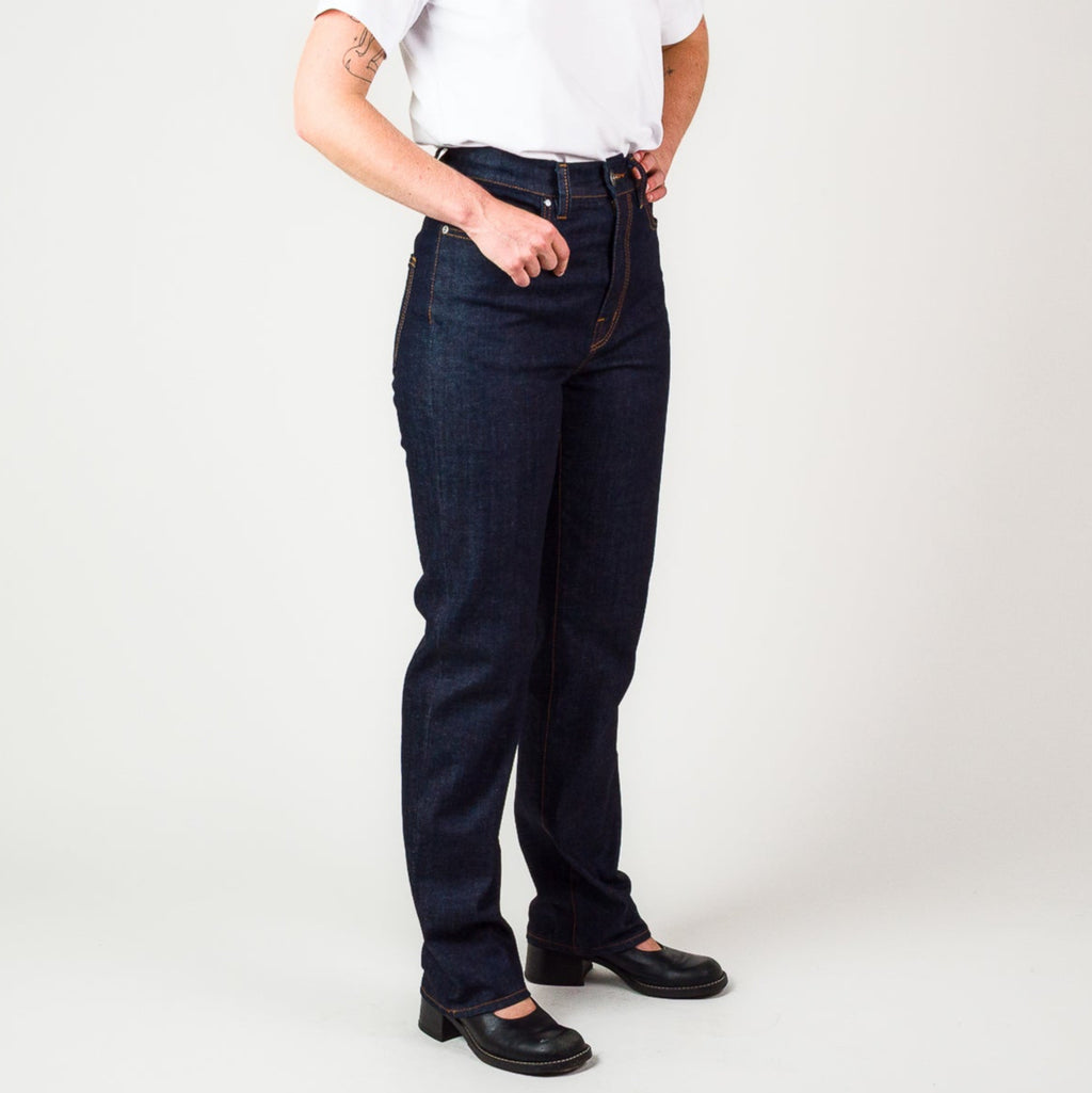 Womens High Waisted Jean - Indigo