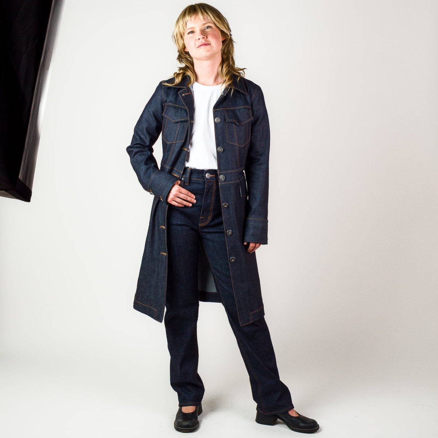 Womens High Waisted Jean - Indigo