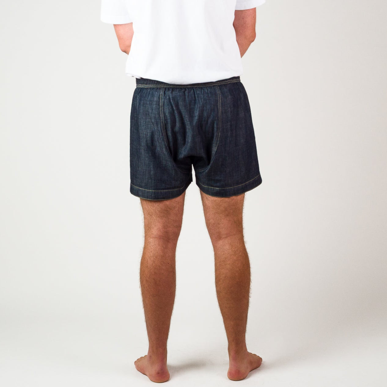 Chambray Boxer shorts - Dark Indigo