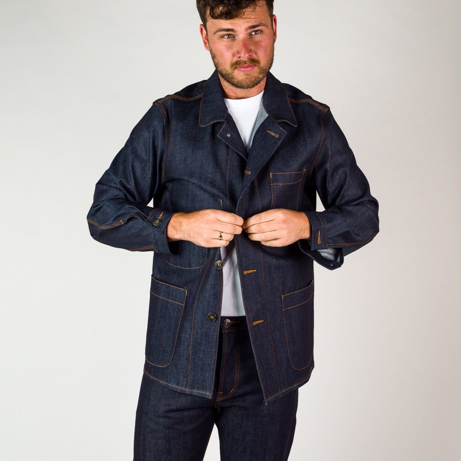 Denim Work Jacket - Indigo