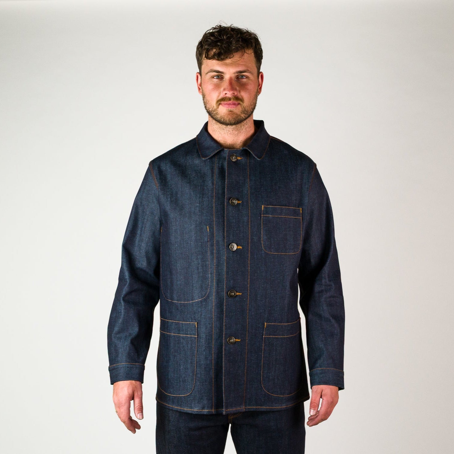 Denim Work Jacket - Indigo