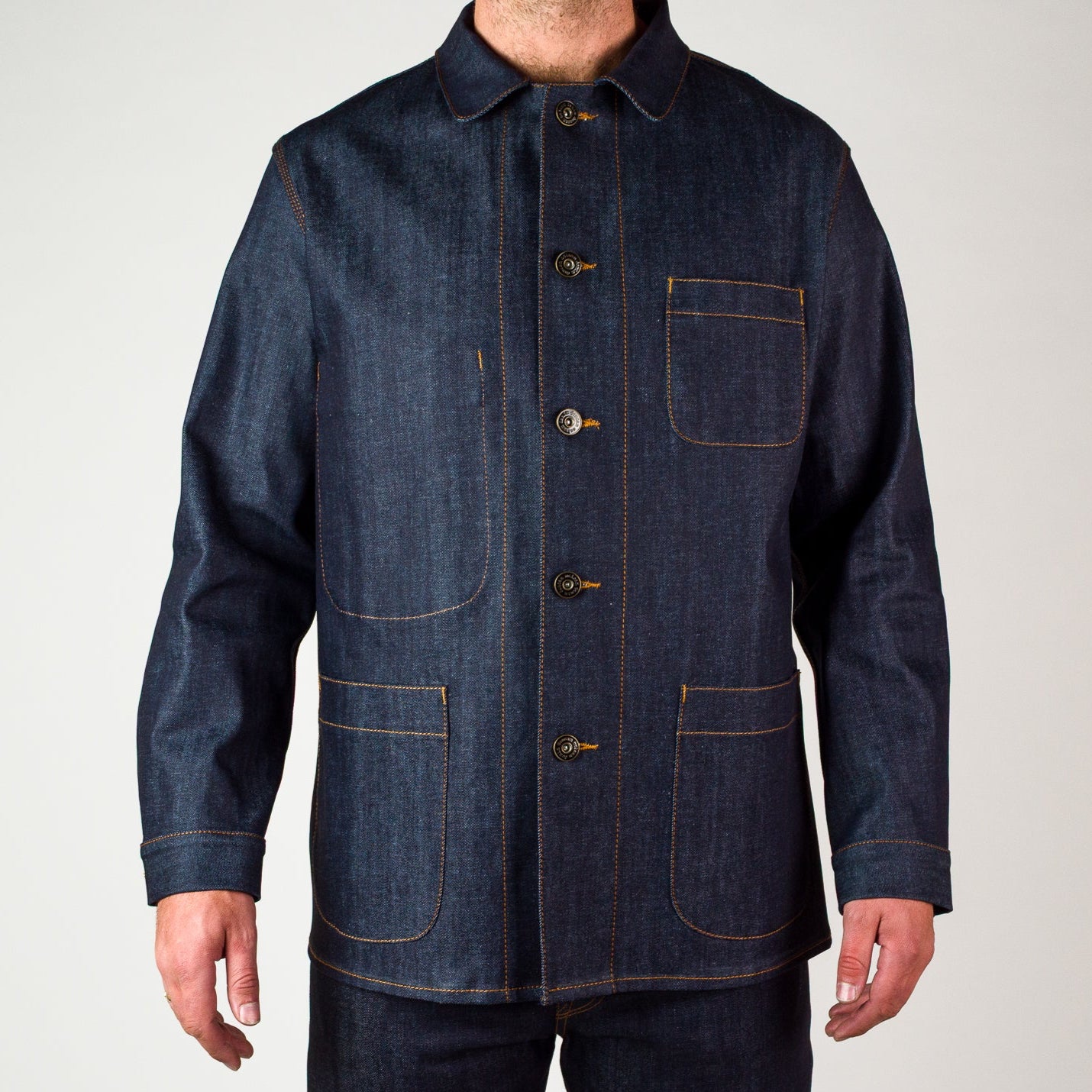Denim Work Jacket - Indigo