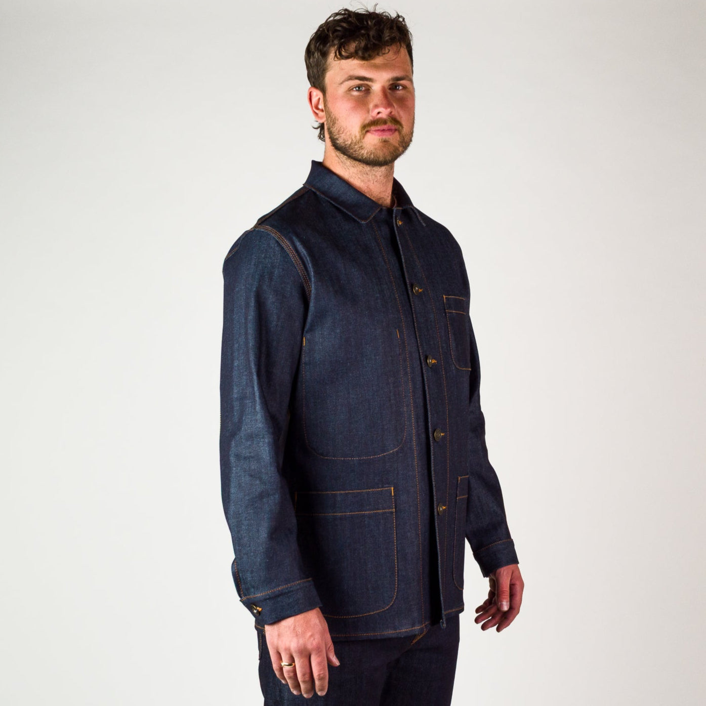 Denim Work Jacket - Indigo