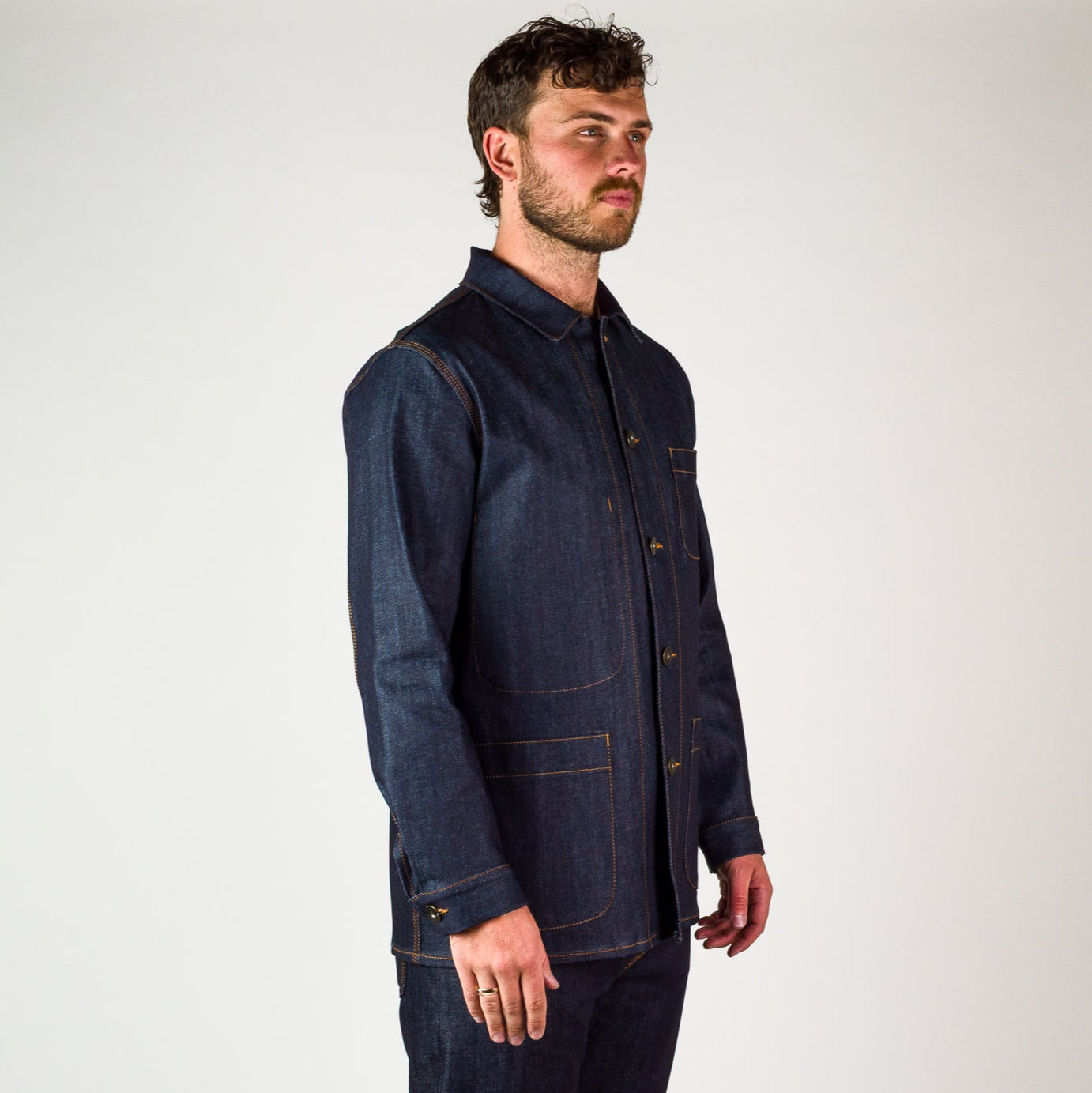 Denim Work Jacket - Indigo