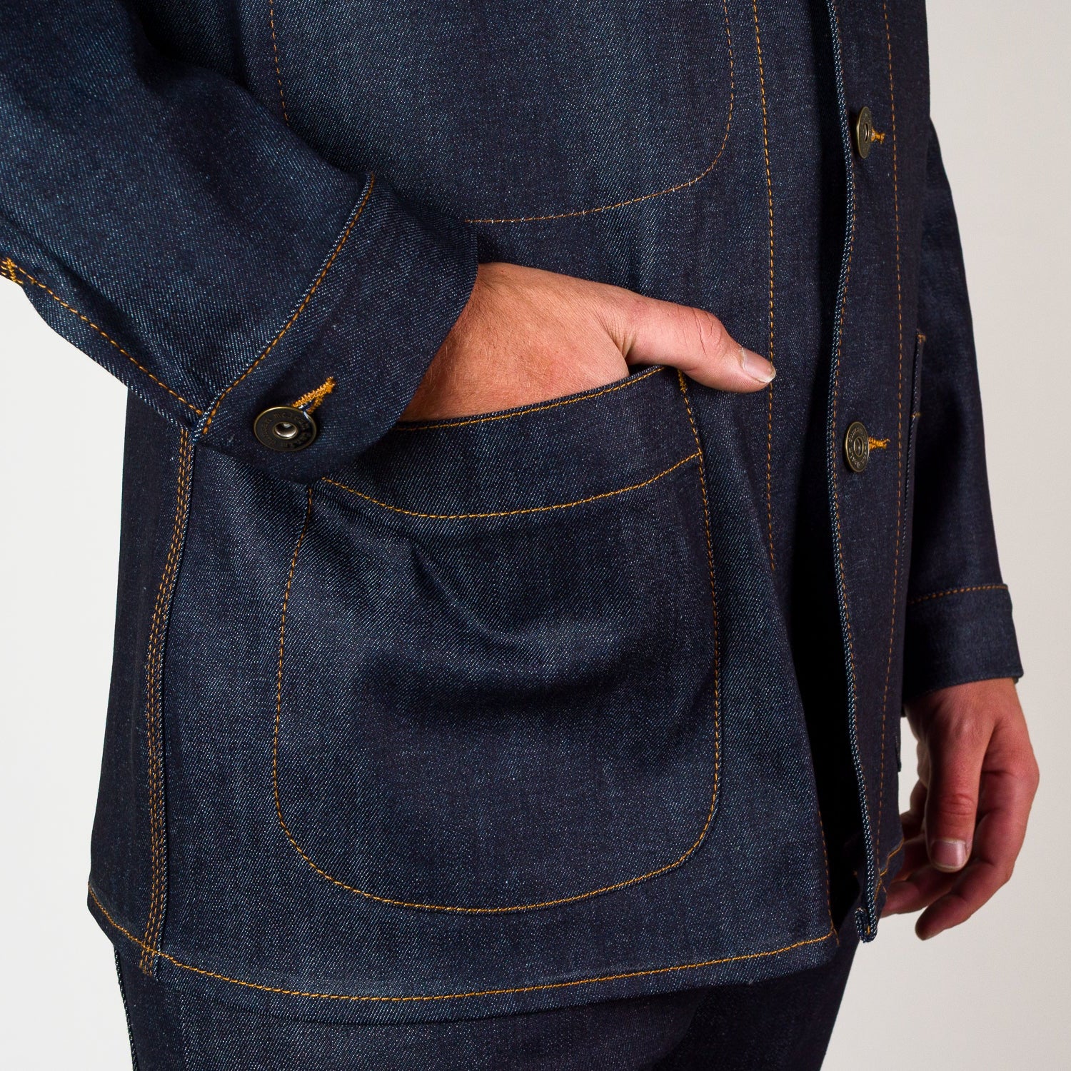 Denim Work Jacket - Indigo