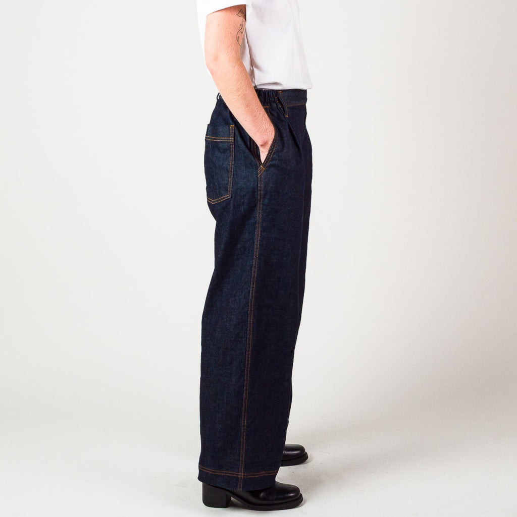 Womens Wide Leg Jean - Indigo