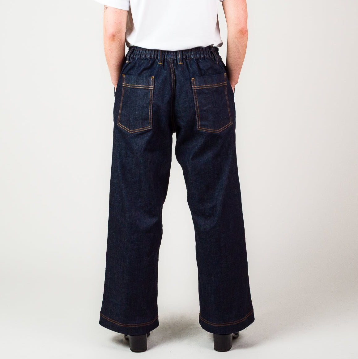 Womens Wide Leg Jean - Indigo