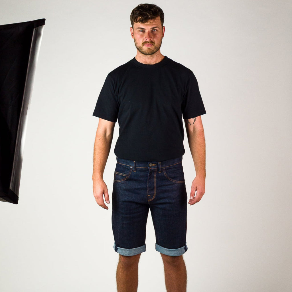 Denim shorts - Indigo