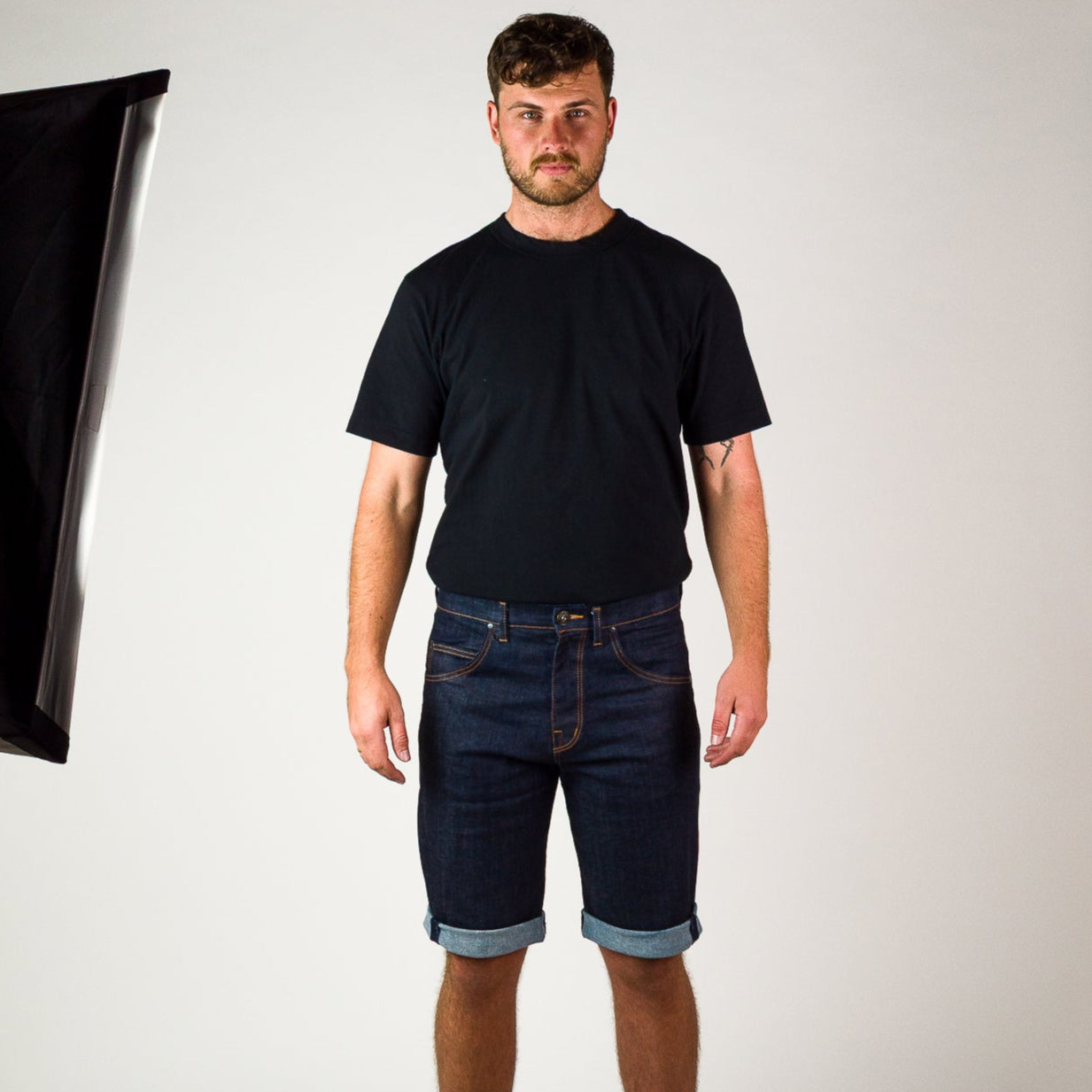 Denim shorts - Indigo