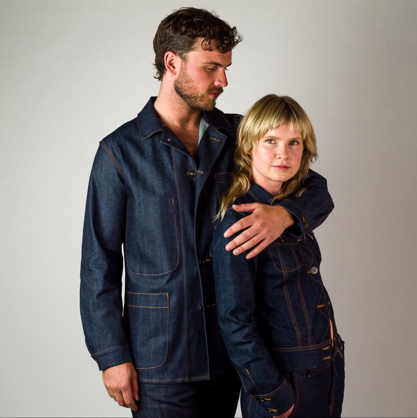 Denim Work Jacket - Indigo